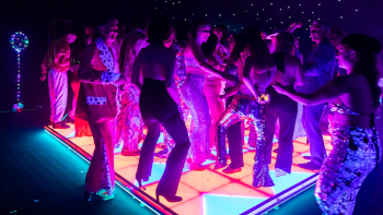 70s and 80s Funky Dancefloor Hire