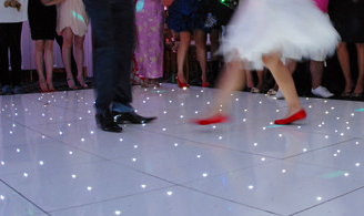 Starlit dancefloor hire